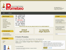 Tablet Screenshot of centroprometeo.it